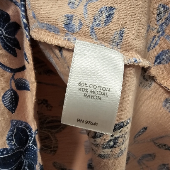 J. Jill flowered top - Picture 4 of 7